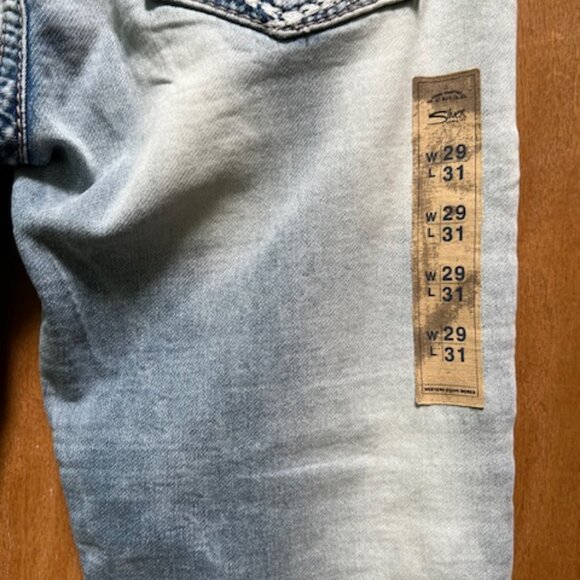 New Silver Brand Suki High Rise Skinny Fluid Denim Jeans 29 x 31 MSRP $94 - Picture 5 of 9